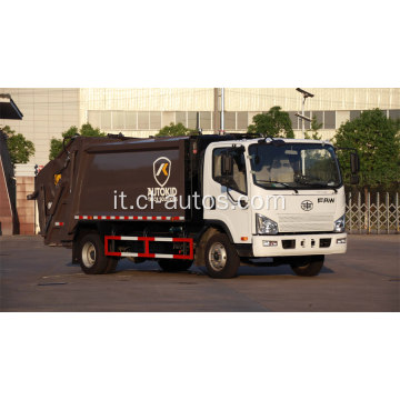 FAW 8000 litri da 8 cbm Compactor Garbage Truck